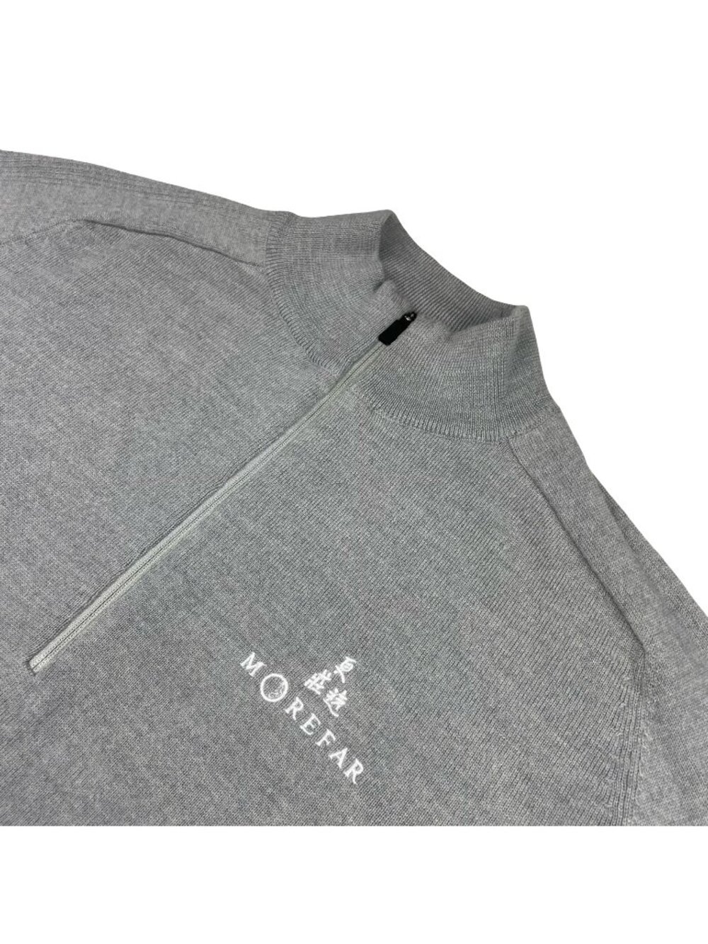 KJUS Men’s 100% Wool 1/4 Zip Mock Neck Pullover Sweater Gray • Size 56 | 2XL